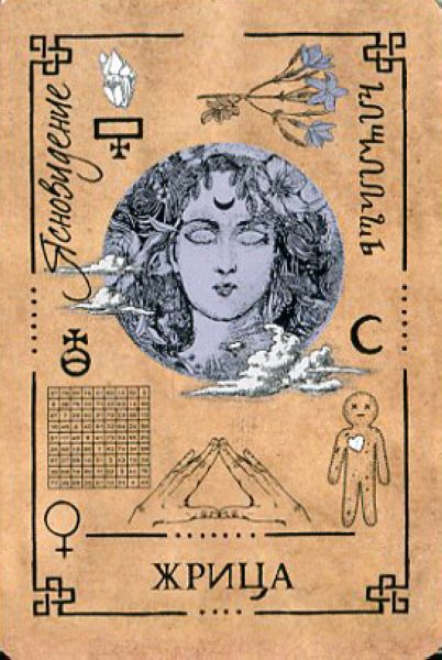 Викканский Оракул Теней. Заклинания Луны, Ритуалы Солнца брошюра + 48 карт в подарочной упаковке %% 15