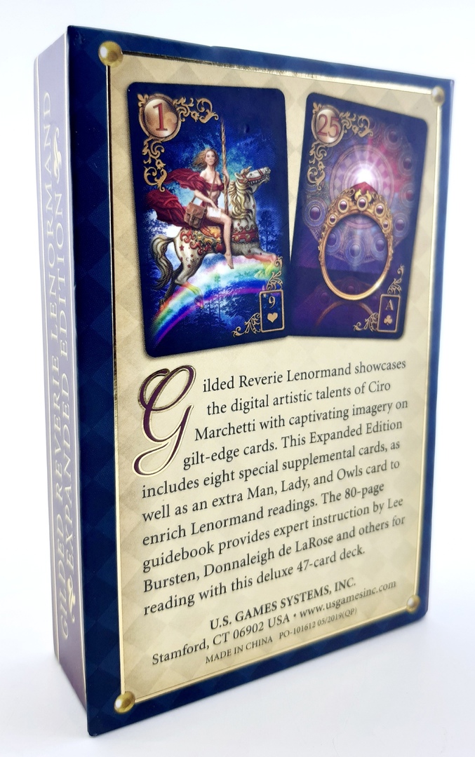 Gilded Reverie Lenormand Expanded Edition. Оракул Золотые мечты Ленорман %% Иллюстрация 7