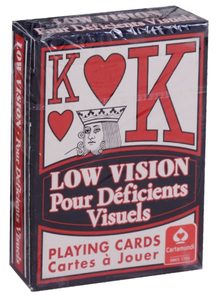 Игральные карты Low Vision