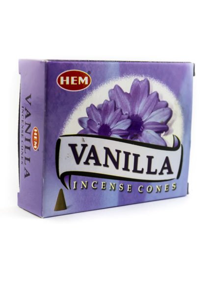 Благовония HEM Ваниль (Vanilla) 10 конусов %% обложка 6
