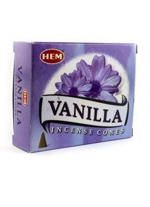 Благовония HEM Ваниль (Vanilla) 10 конусов