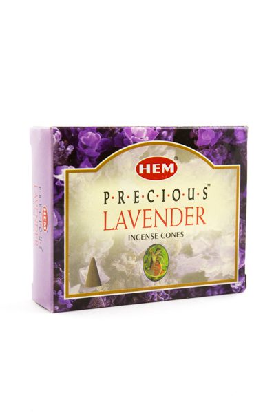 Благовония HEM Драгоценная Лаванда (Precious Lavender) 10 конусов %% обложка 4
