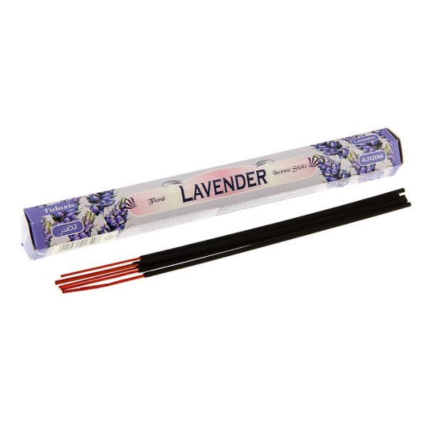 Благовония SARATHI Лаванда (Lavender) шестигранник 20 палочек %% иллюстрация 1