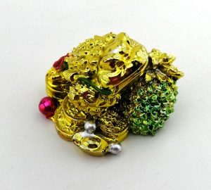 

Денежная жаба с ананасом