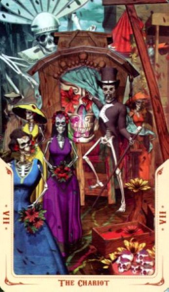 Tarot de la Santa Muerte. Таро Святой Смерти %% VII Колесница