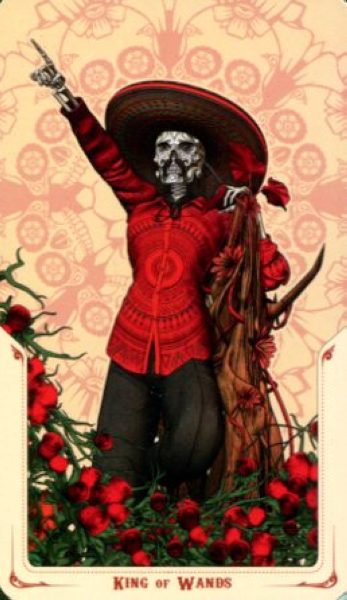 Tarot de la Santa Muerte. Таро Святой Смерти %% Король жезлов