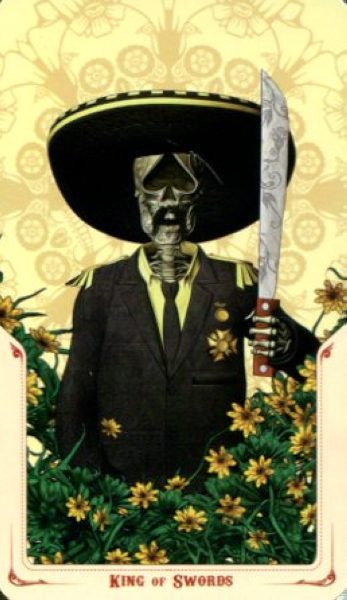 Tarot de la Santa Muerte. Таро Святой Смерти %% Король мечей