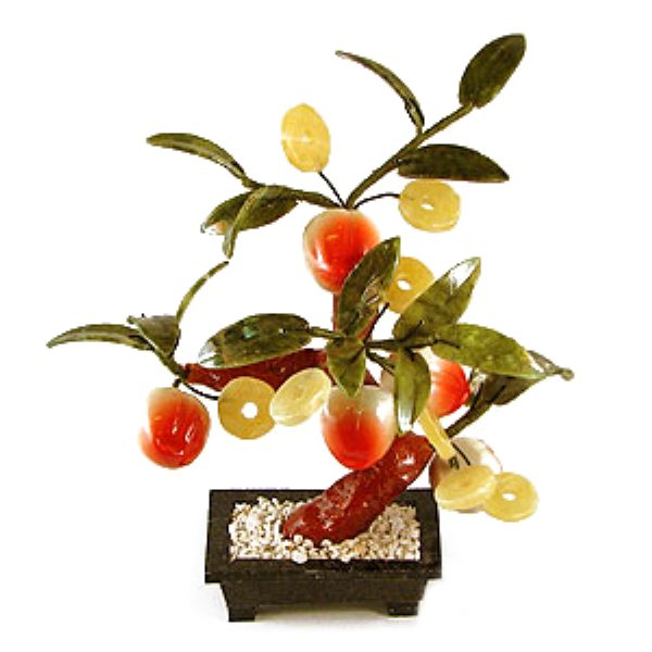 Бонсай «Персиковое дерево с монетами», 25 см %% обложка 1
