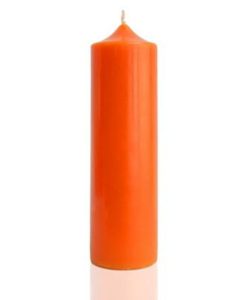 Свеча Алтарная оранжевая 15 см