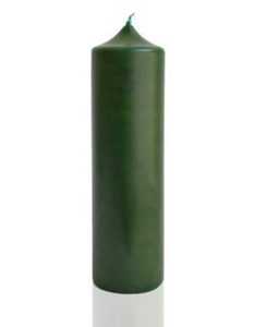 Свеча Алтарная зеленая 15 см
