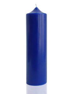Свеча Алтарная синяя 15 см