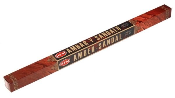Благовония HEM Амбер-Сандал (Amber-Sandal) четырехгранник 8 шт %% обложка 1