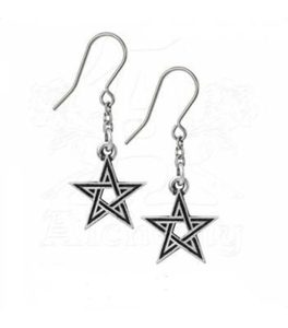 Магические серьги Black Star Earrings