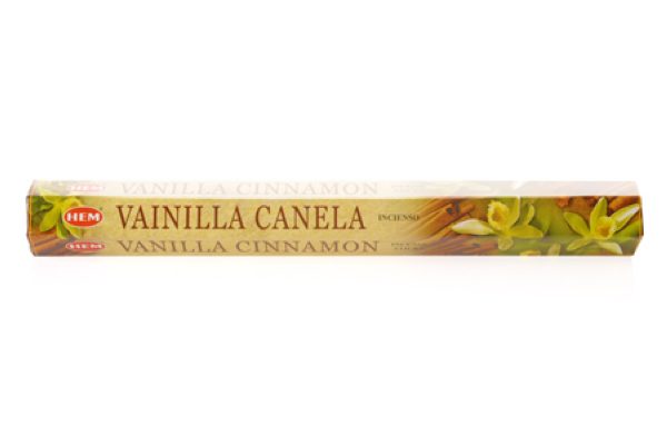 Благовония HEM Ваниль Корица (Vanilla Cinnamon) шестигранник 20 шт %% обложка 1