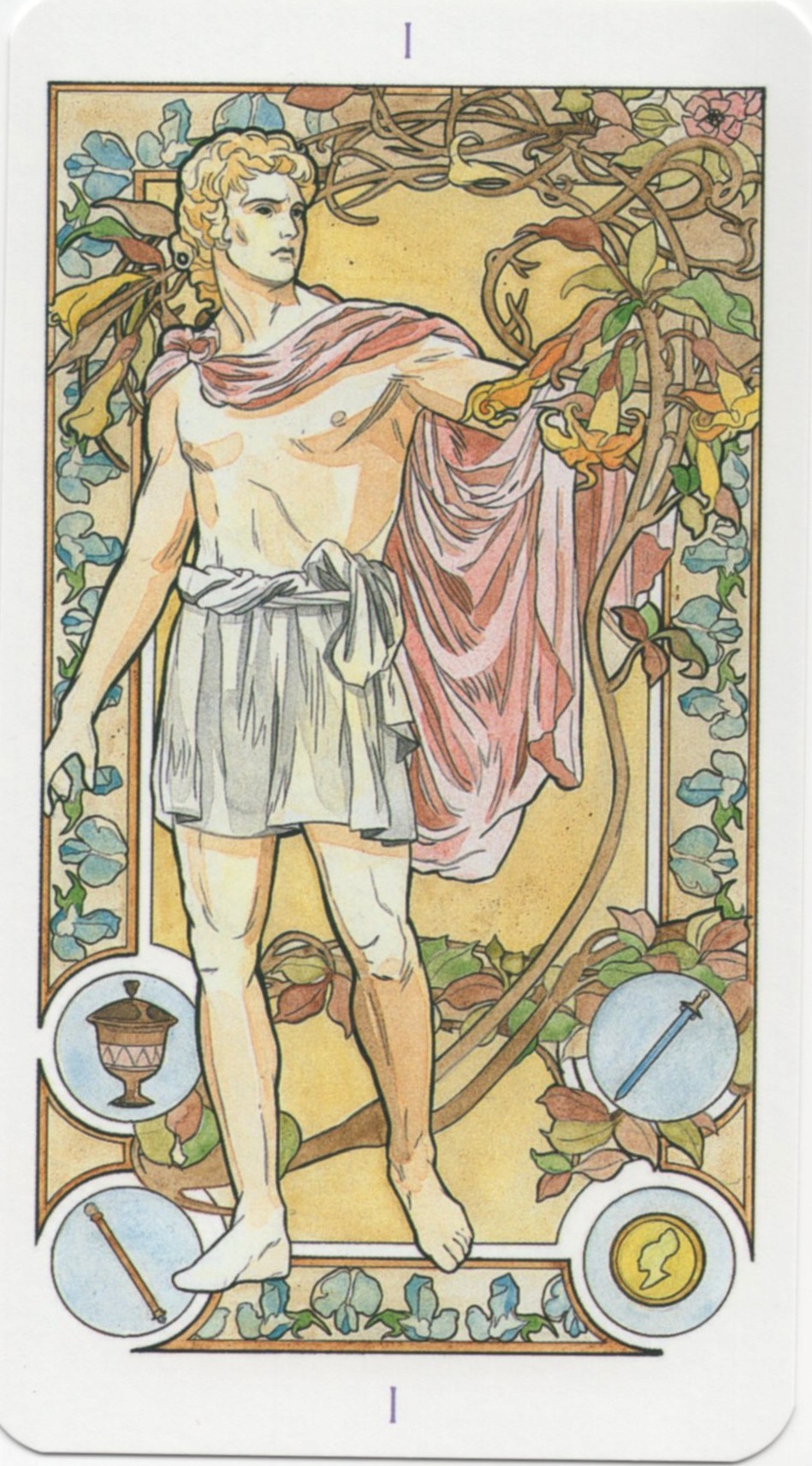 Art Nouveau Tarot. Таро Арт-Нуво Старшие Арканы %% Иллюстрация 4