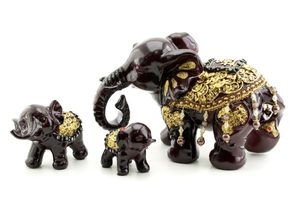 Статуэтки в наборе Слон и слонята от Magic-kniga