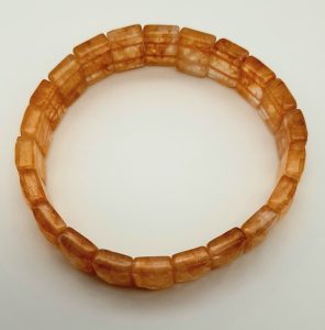 Браслет из камня. Цитрин