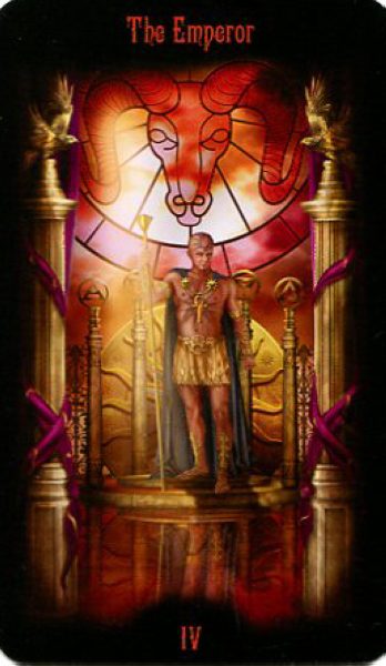 Legacy of the Divine Tarot. Таро Божественного Наследия %% IV Император