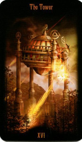 Legacy of the Divine Tarot. Таро Божественного Наследия %% XVI Башня
