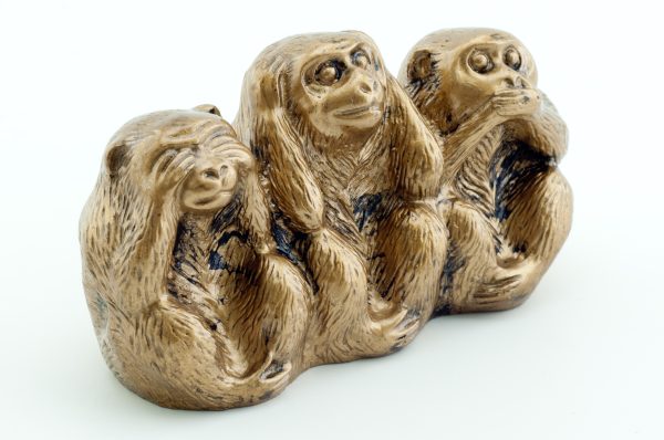 Фигура Три обезьяны NS328 %% иллюстрация 1