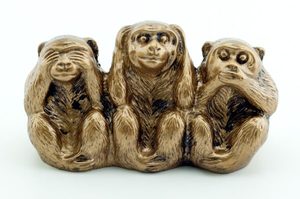Фигура Три обезьяны NS328