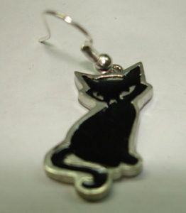 

Серьга Кот