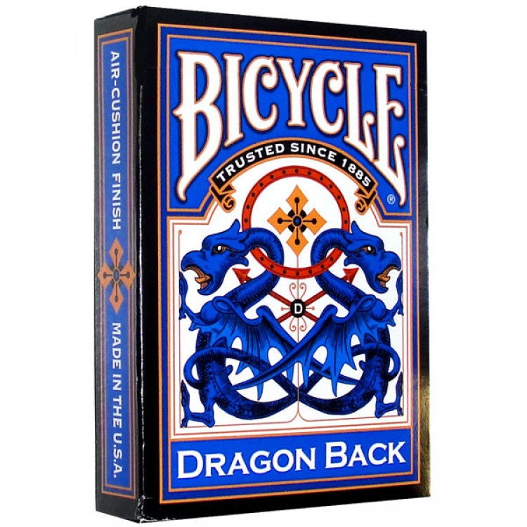 Карты Bicycle Dragon (синие) %% Обложка