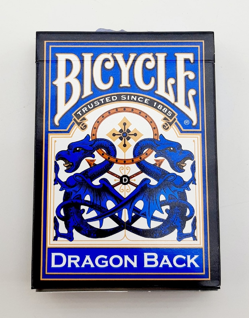 Карты Bicycle Dragon (синие) %% Иллюстрация 1