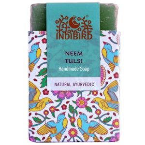 

Мыло аюрведическое ручной работы Ним & Тулси (Natural Ayurvedic Handmade Soap Neem & Tilsi) 100 г
