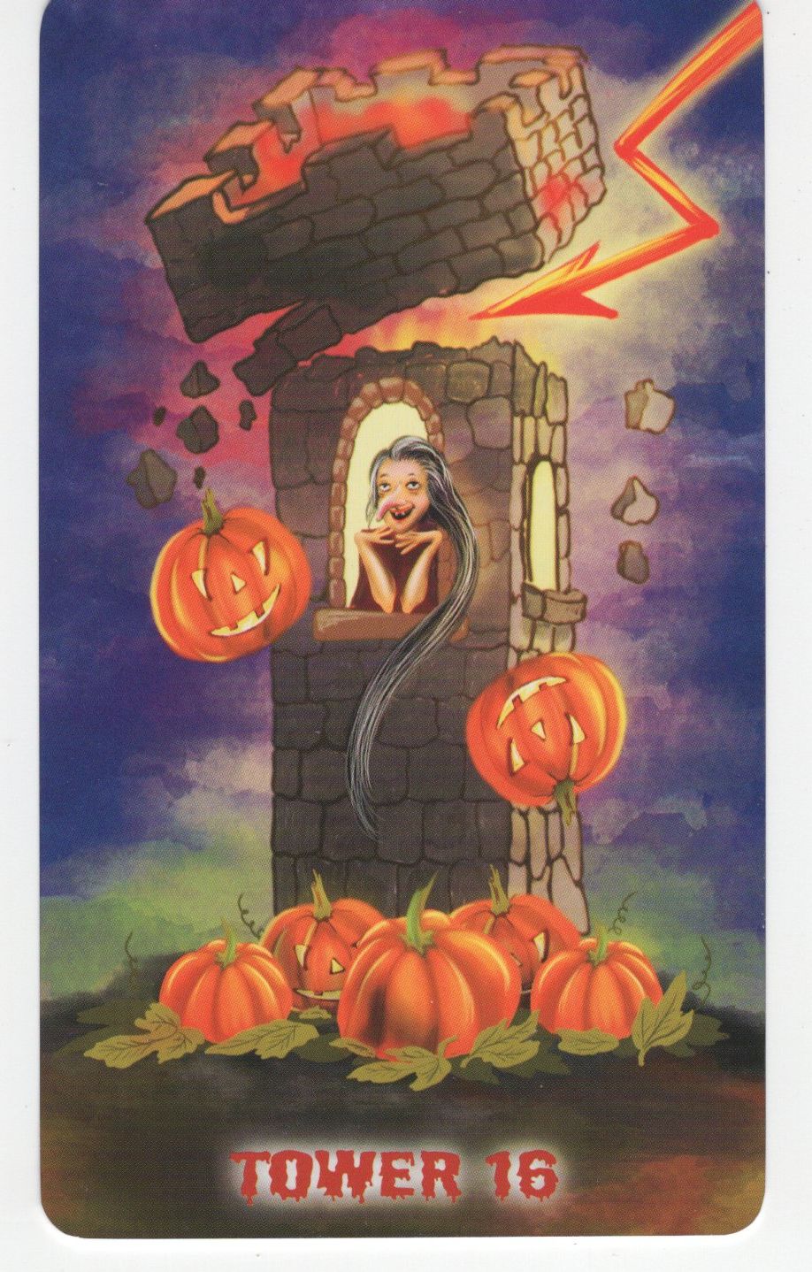 Halloween Magick Tarot. Таро Магия Хэллоуина %% карта 6