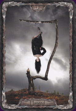 Таро Готика, Tarot Cards Gothica Повешенный