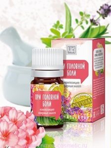 

Композиция эфирных масел При головной боли