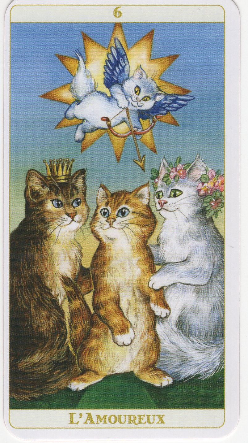 Таро кошек (Tarot des chats). Комплект: книга и карты %% карта 9