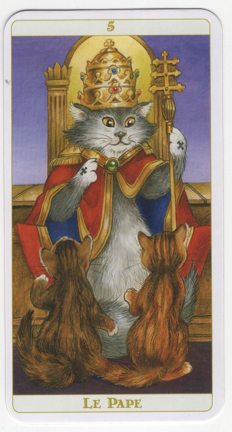 Таро кошек (Tarot des chats). Комплект: книга и карты %% карта 11