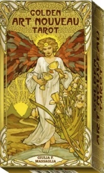Golden Art Nouveau Tarot. Золотое Таро Арт-Нуво (мини) %% 