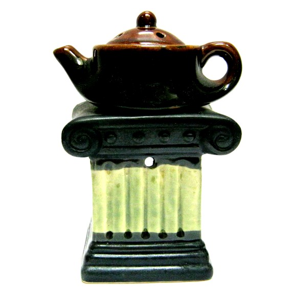 K023 Аромалампа Чайник на колонне 14,5 см керамика %% Обложка