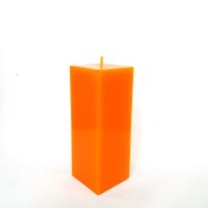 Свеча куб Оранжевая