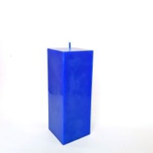 Свеча куб Синяя