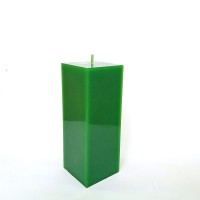Свеча алтарная куб малый зеленый %% 