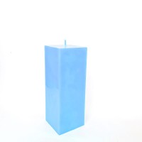 Свеча алтарная куб малый голубой %% 