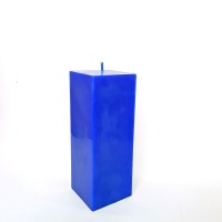 Свеча алтарная куб малый синий %% 