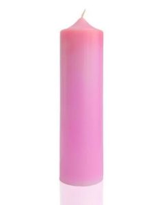 Свеча алтарная розовый 8 см