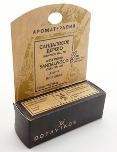 

Аромамасло Сандаловое дерево (Sandalwood), 1,5 мл