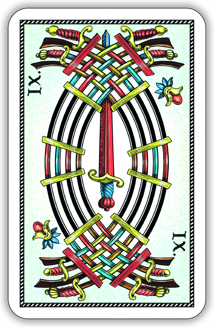 Гадальные карты Древнее швейцарское таро 1JJ Swiss Tarot (колода с инструкцией для гадания) %% 