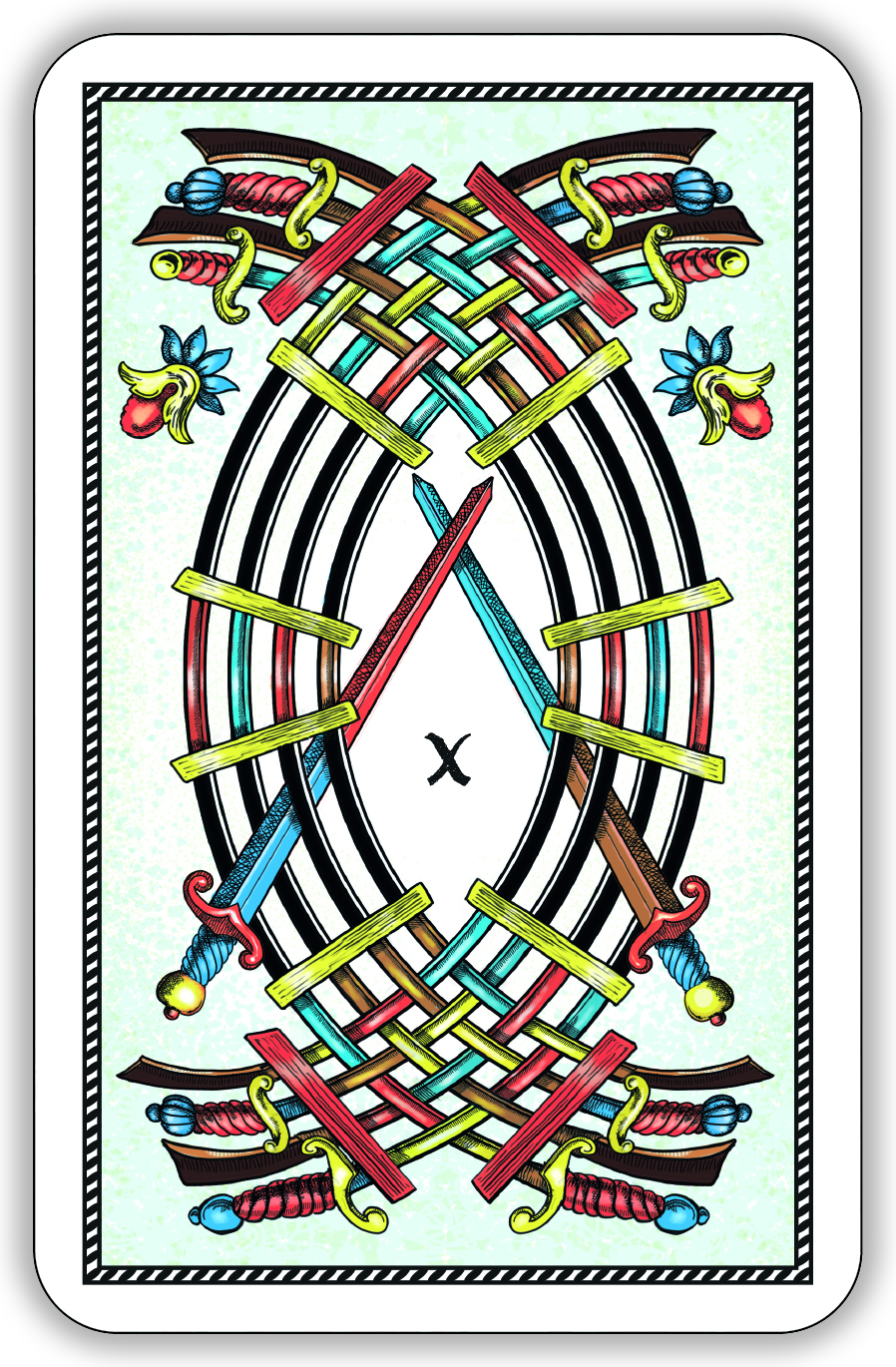 Гадальные карты Древнее швейцарское таро 1JJ Swiss Tarot (колода с инструкцией для гадания) %% 