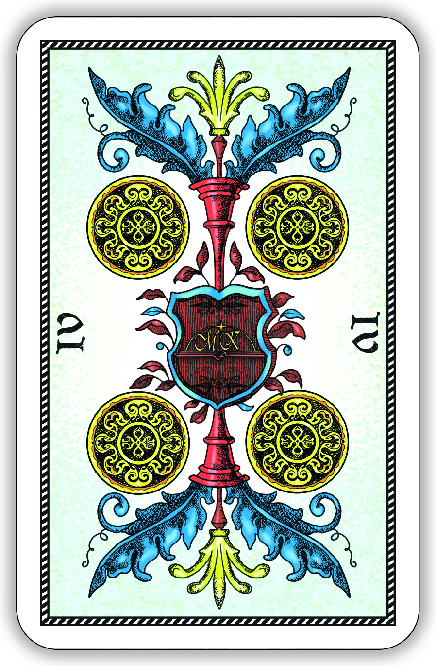Гадальные карты Древнее швейцарское таро 1JJ Swiss Tarot (колода с инструкцией для гадания) %% 