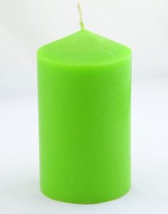 Зеленая магическая свеча
