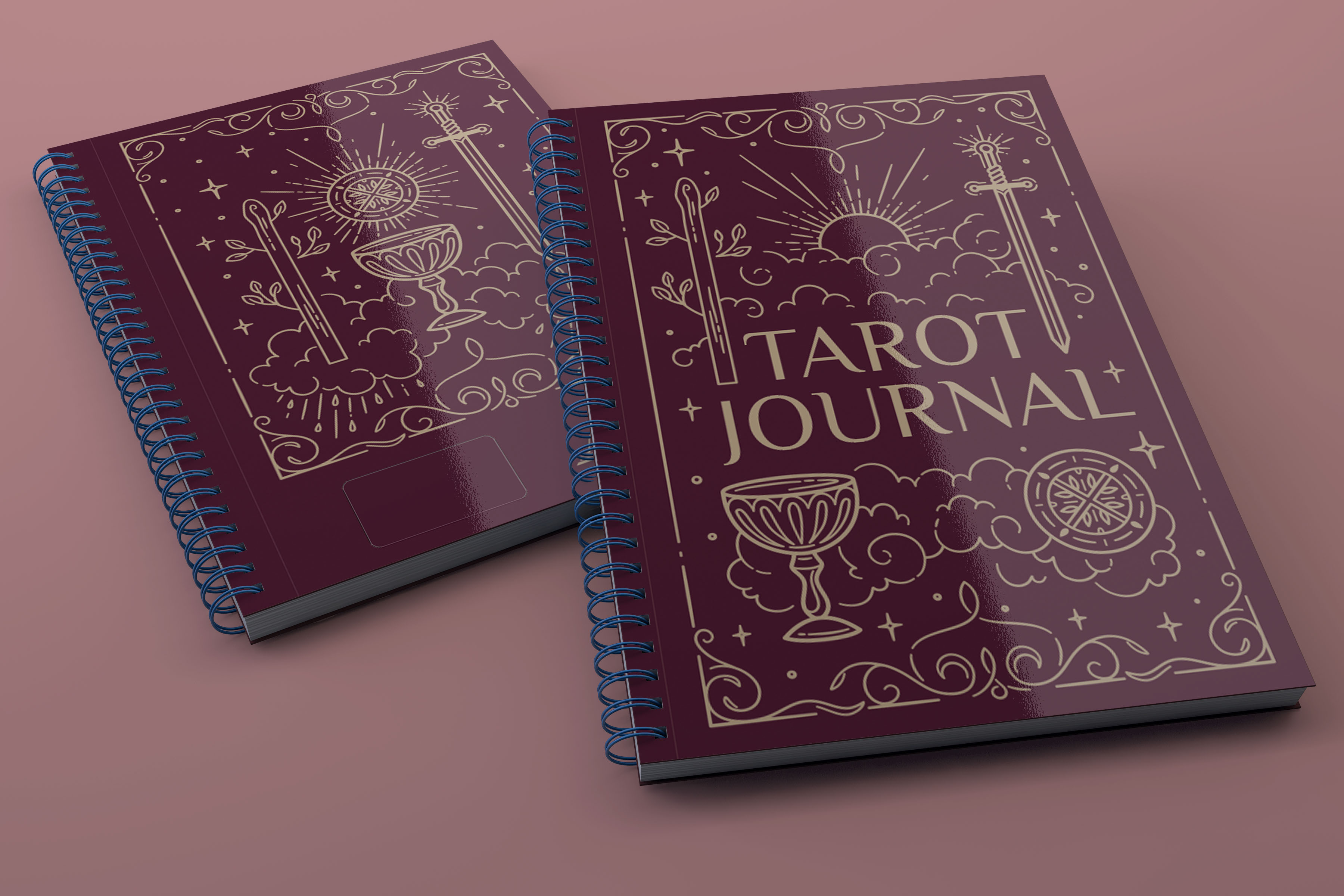 Tarot Journal Блокнот дневник тетрадь ежедневник таро для таролога на пружине %% 