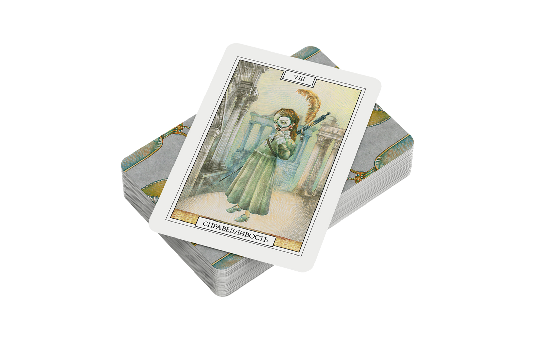 Гадальные карты Магическое Таро Универсума с книгой инструкцией для гадания %% 