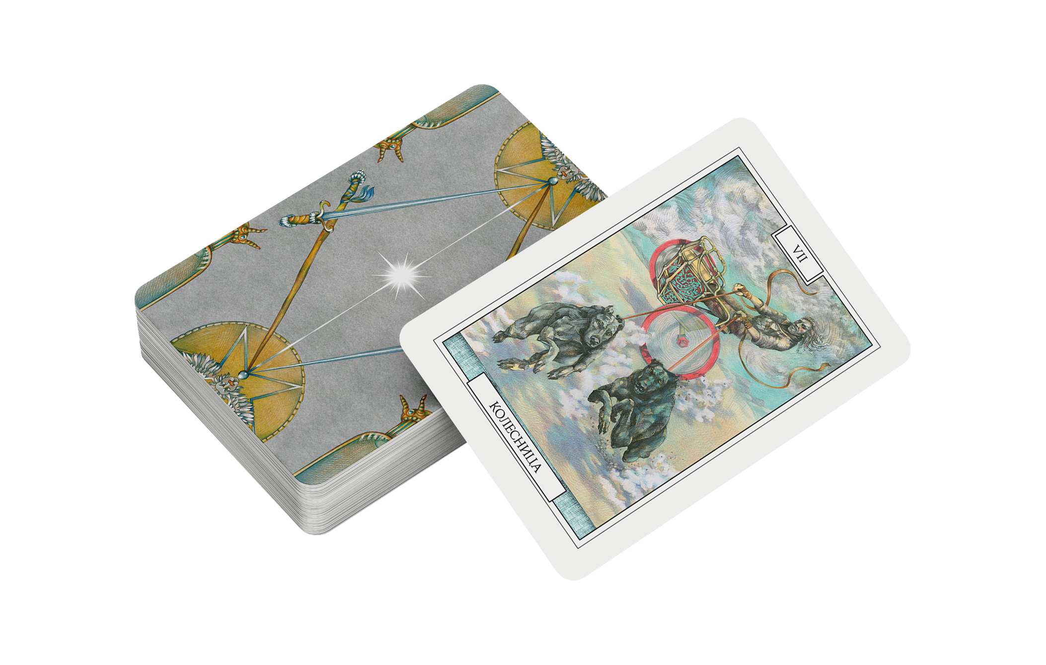 Гадальные карты Магическое Таро Универсума с книгой инструкцией для гадания %% 